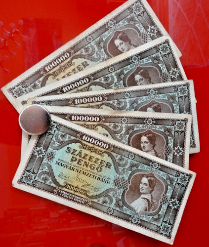 Ungarn banknoten 100000 - x,
