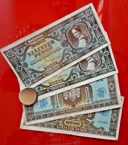 Ungarn banknoten 100000 - 4,