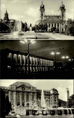 Ungarn postkarte debrecen - postkarte,