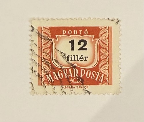 Briefmarke ungarn portomarke - briefmarke:,