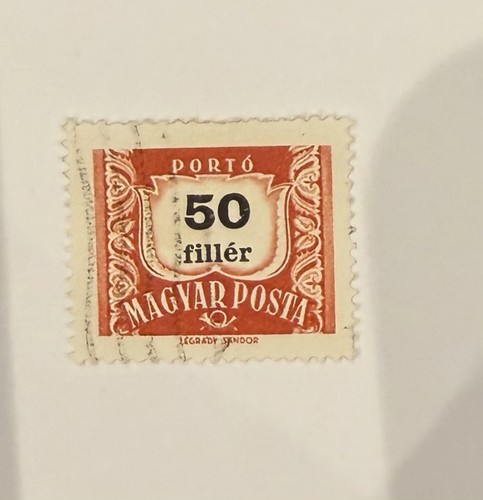 Briefmarke ungarn portomarke - briefmarke:,