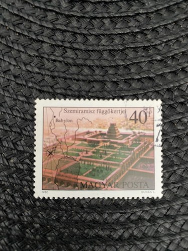 Magyar posta 40f - posta, babylon