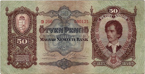 Ungarn banknote pengö 1932 - banknote, 50