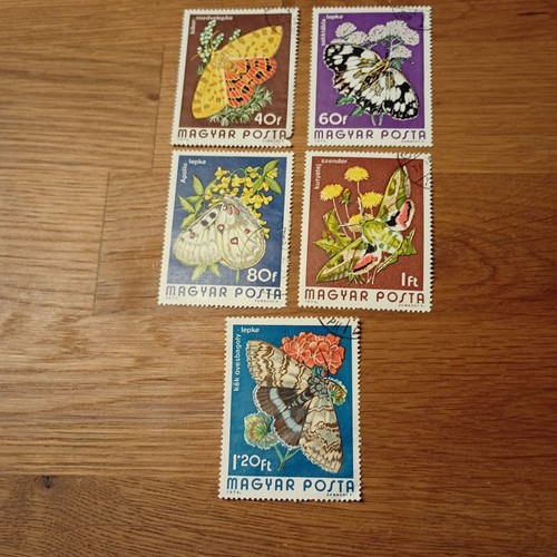 Briefmarken falter ungarn 1974 - briefmarken,
