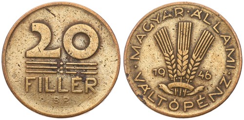 Ungarn hungary 20 filler - hungary,