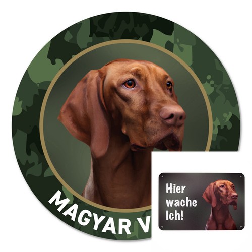 Magyar vizsla autoaufkleber - vizsla,