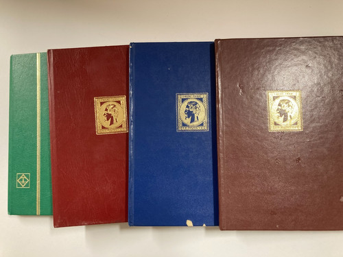 Konvolut briefmarkenalben - briefmarkenalben, 4x