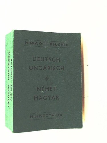 Deutsch ungarisch nemet - -,