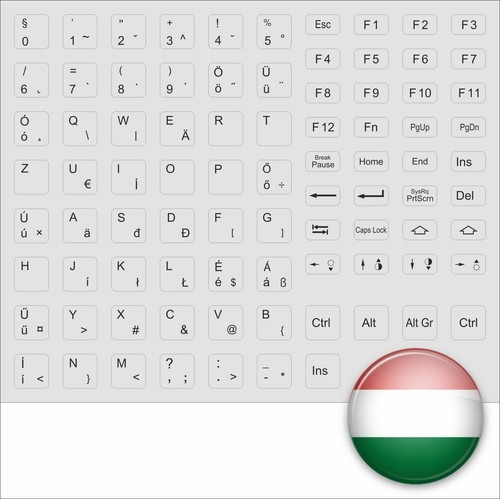 Tastaturaufkleber hungary - tastaturaufkleber,