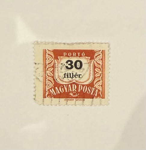 Briefmarke ungarn portomarke - ungarn,