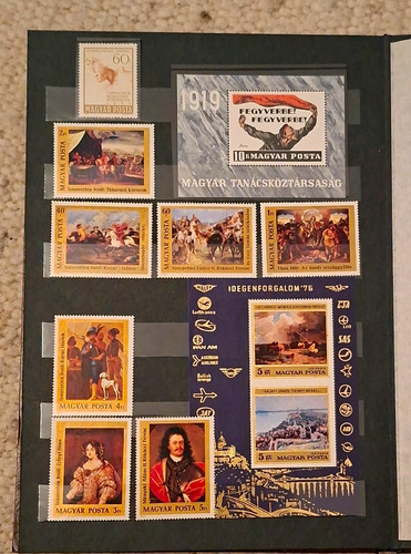 Briefmarken ungarn sammlung - briefmarken,