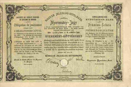 Ungarische hypotheken bank - hypotheken,