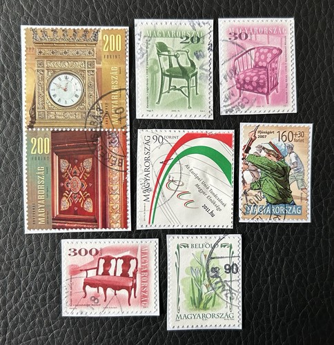 Konvolut briefmarken ungarn - briefmarken,