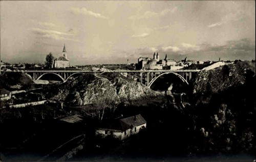 Veszprém ungarn brücke - ungarn, ak