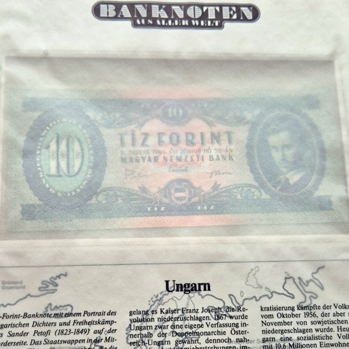 Ungarn forint banknote - forint,